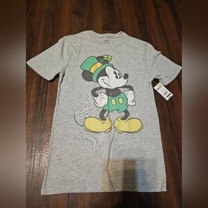 Disney Mickey Mouse St Patrick's Day Shirt XS (30-32)